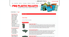 Desktop Screenshot of pallets.pdqplastics.com