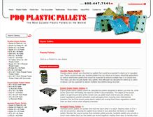 Tablet Screenshot of pallets.pdqplastics.com